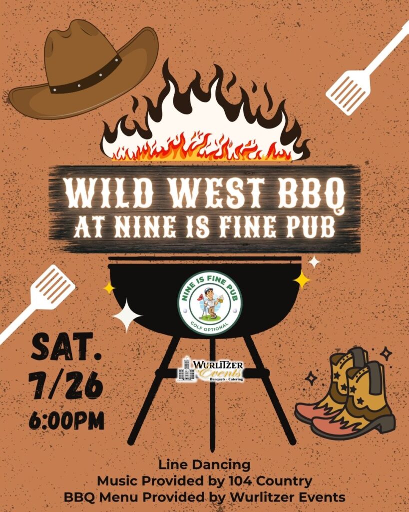 Wild West BBQ at Nine is Fine Pub
